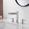 Kibi Circular 8 Bathroom Sink Widespread Faucet with Drain Assembly KBF1025CH - alternate 7